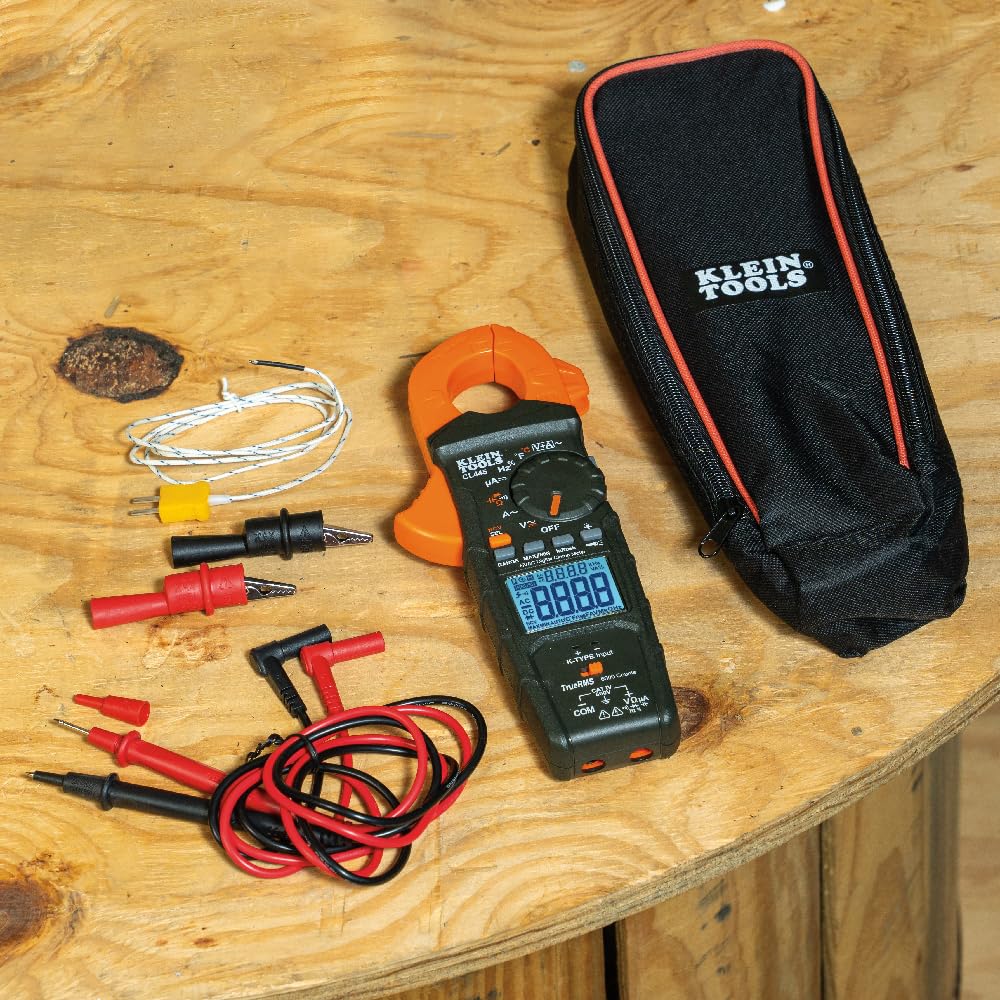 Foto 8 pulgar | Pinza Amperimétrica Klein Tools Cl445 Con Rango Automático Trms Para Sistemas De Climatización - Venta Internacional.