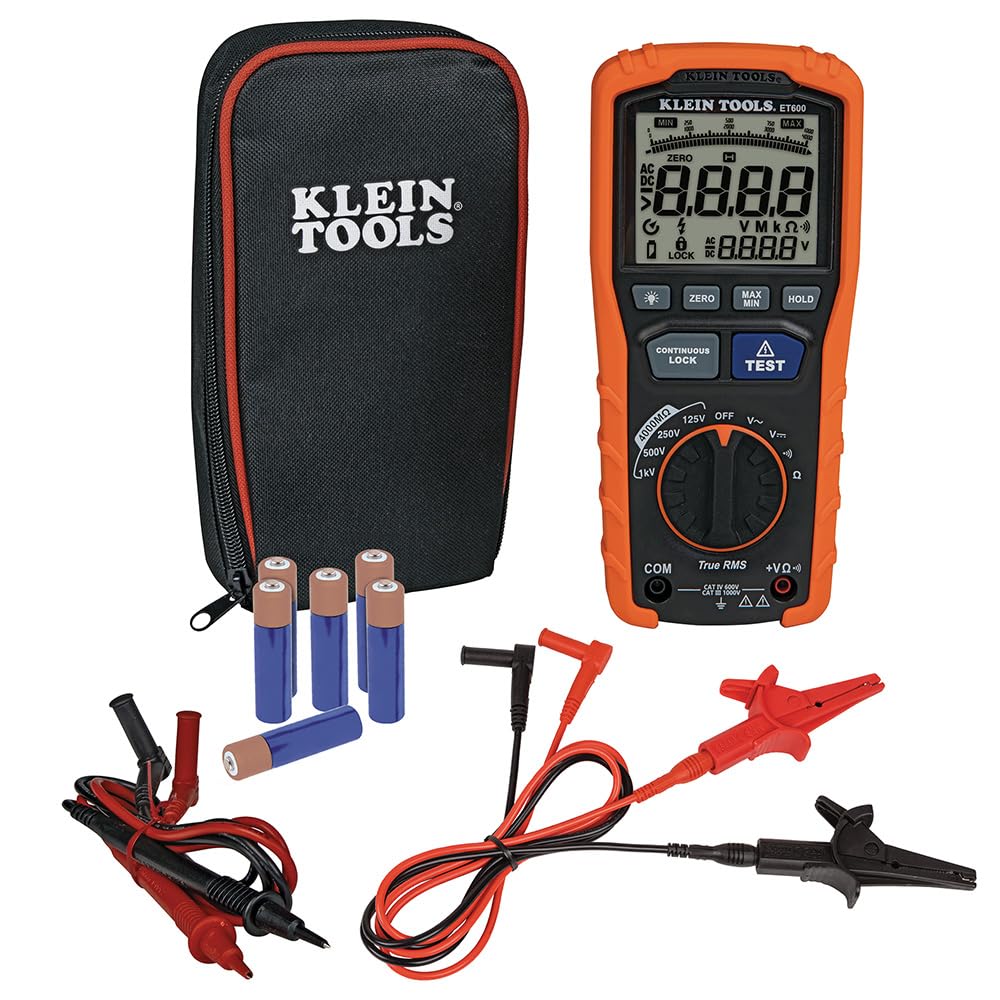 Foto 7 pulgar | Multímetro Klein Tools Et600, Megaohmios, 4000 Ohmios, 1000 V - Venta Internacional.