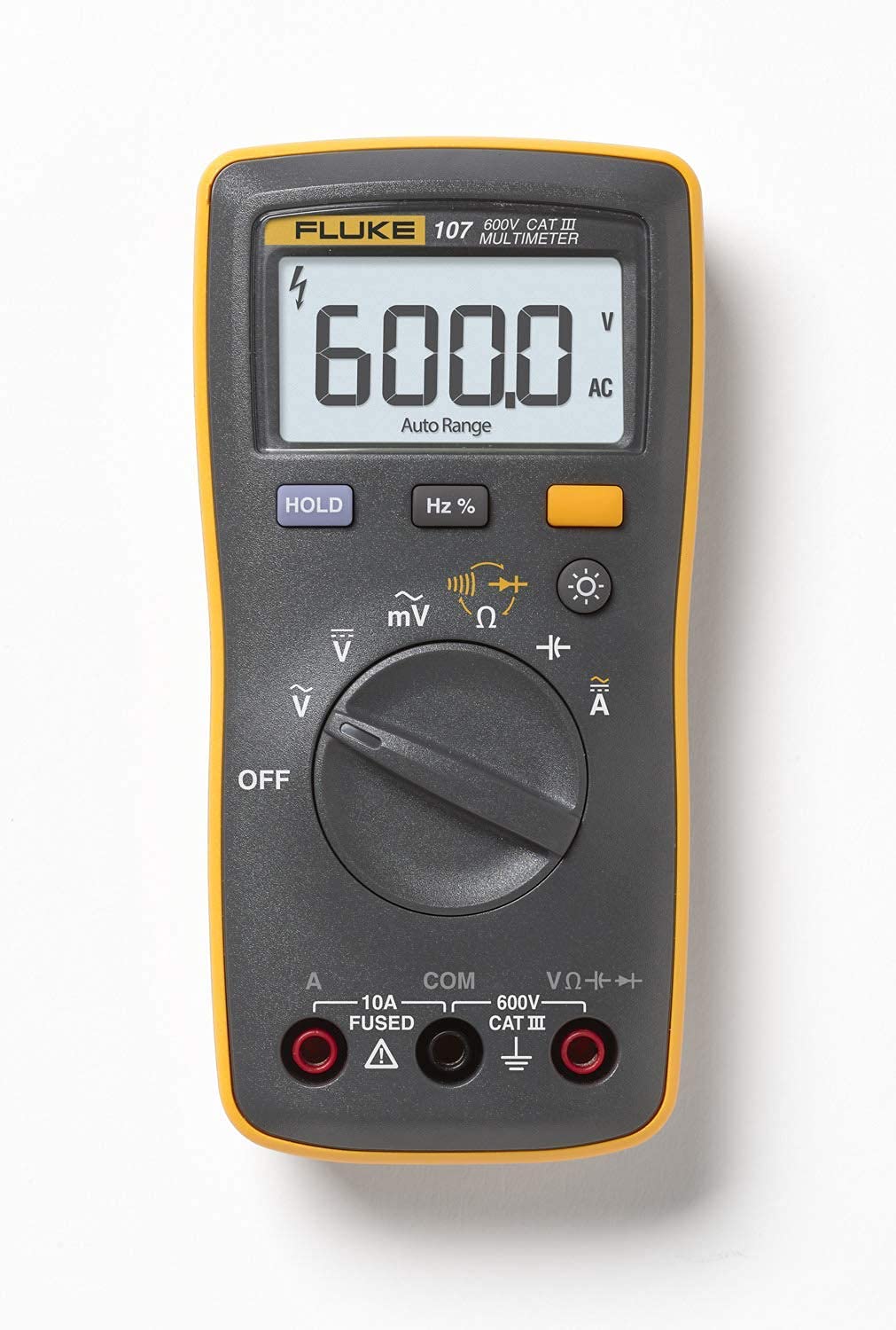 Foto 2 pulgar | Multímetro Digital Fluke 107 True Rms 600 V Del Tamaño De La Palma - Venta Internacional.