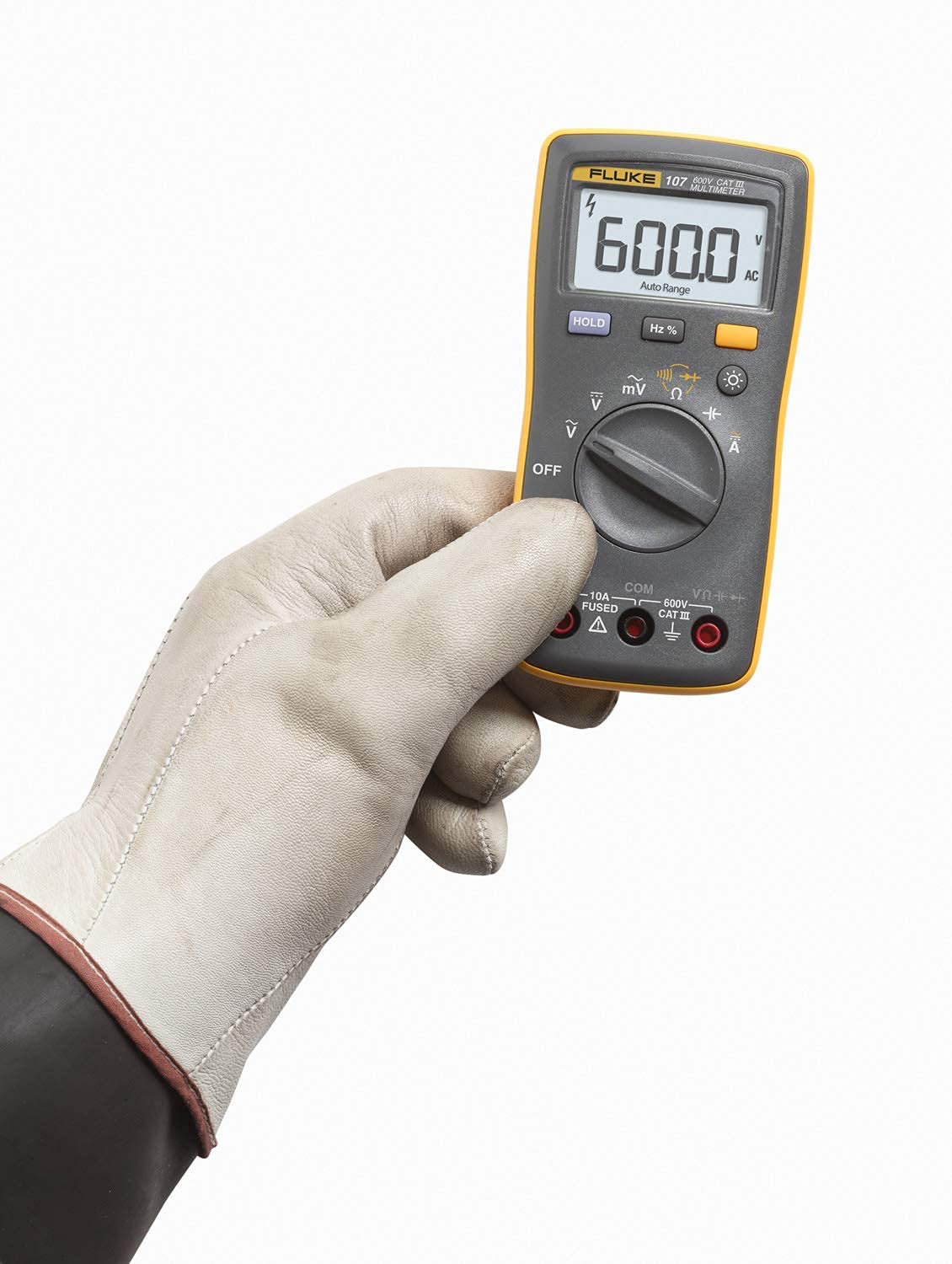 Foto 2 | Multímetro Digital Fluke 107 True Rms 600 V Del Tamaño De La Palma - Venta Internacional.