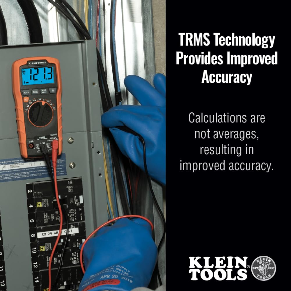 Foto 6 pulgar | Multímetro Digital Klein Tools Mm420 Con Rango Automático Trms - Venta Internacional.