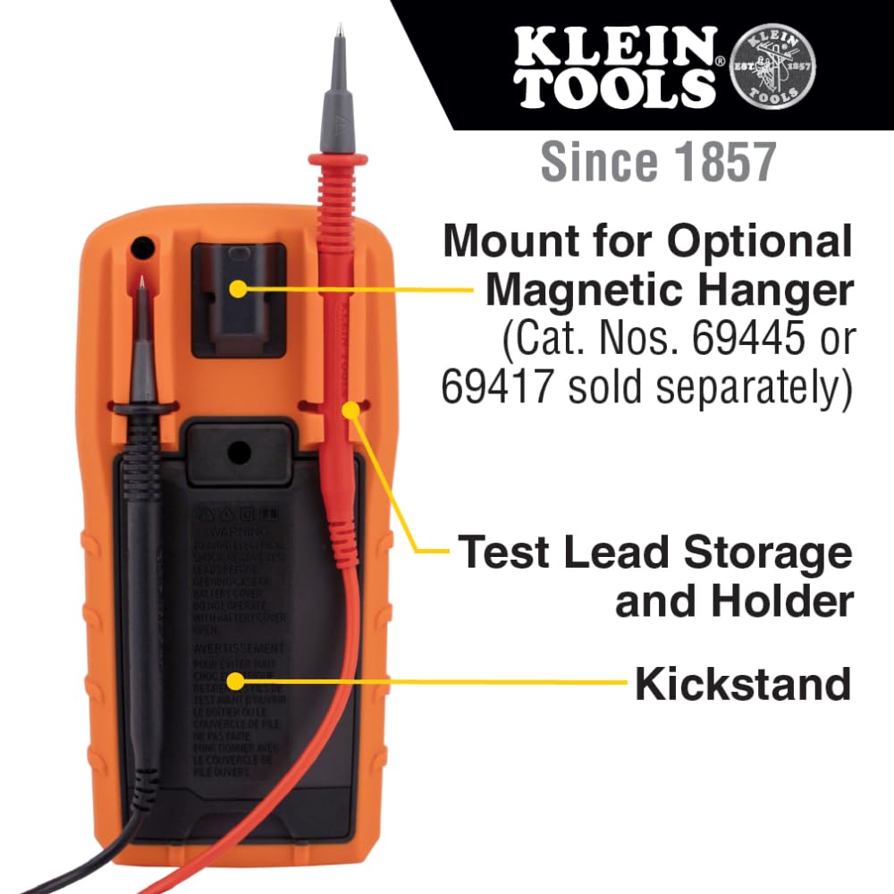 Foto 5 pulgar | Multímetro Digital Klein Tools Mm720 Con Rango Automático Trms - Venta Internacional.