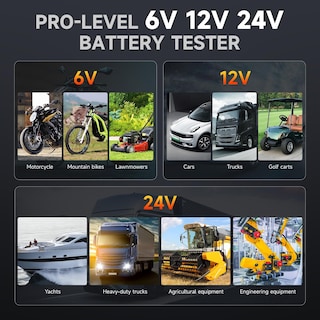 Foto 5 | Probador De Baterías De Coche Foxwell Bt780 12 V 24 V Con Impresora 100-2000 - Venta Internacional.
