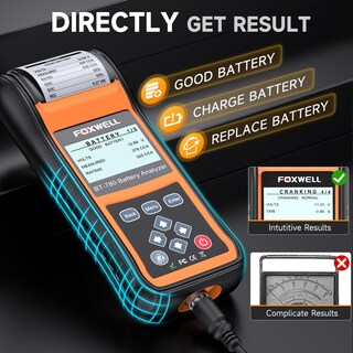 Foto 6 | Probador De Baterías De Coche Foxwell Bt780 12 V 24 V Con Impresora 100-2000 - Venta Internacional.