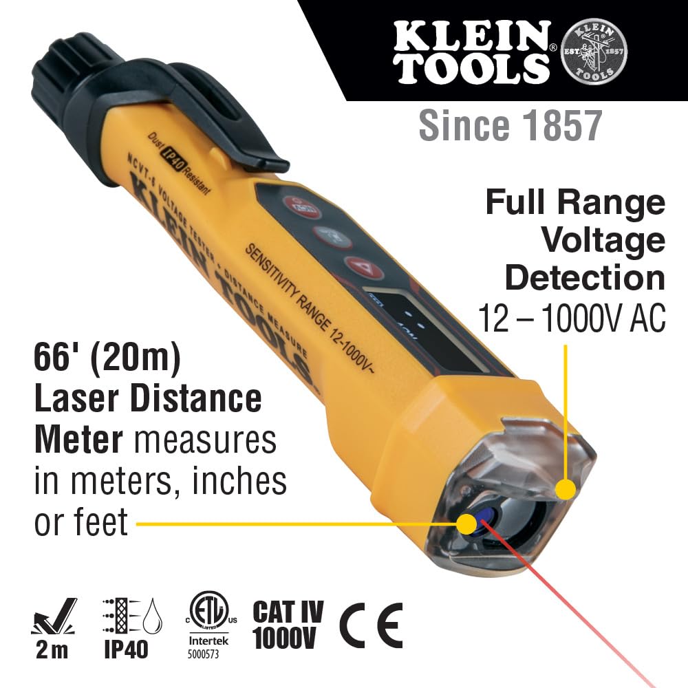 Foto 2 | Voltímetro Sin Contacto Klein Tools Ncvt-6 12-1000 V Ac - Venta Internacional.