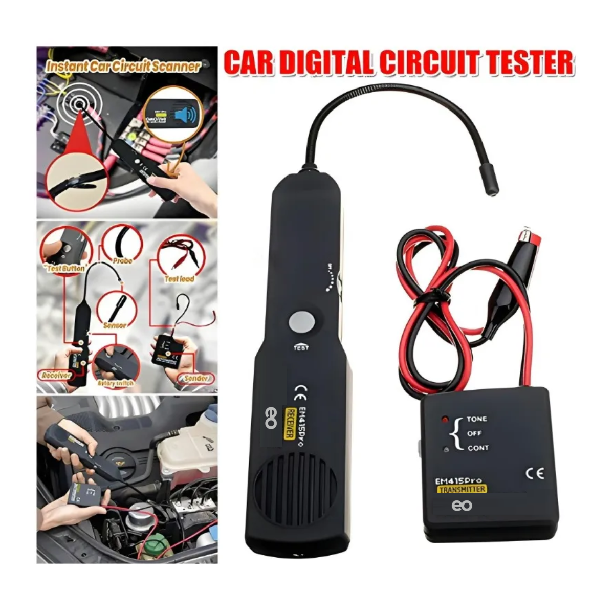Foto 3 | Cable Corto-circuit, Testador Automotriz Eo Safe Imports Esi-19423 Negro