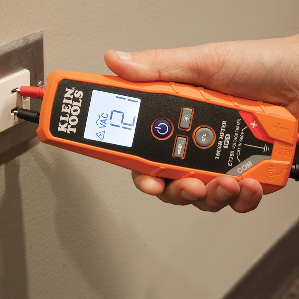 Foto 4 | Medidor De Tensión Klein Tools Et250, Multímetro Digital Ac/dc - Venta Internacional.