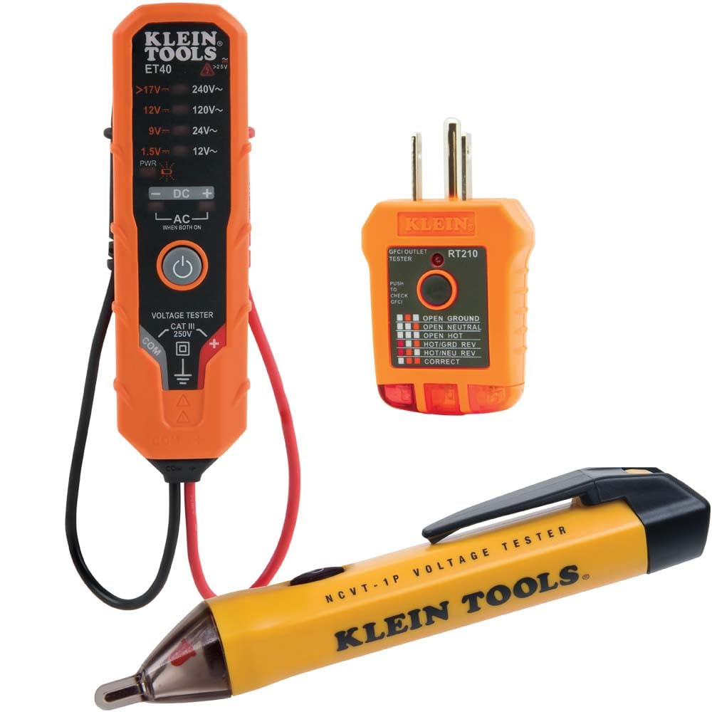 Foto 1 | Kit De Prueba De Voltaje Klein Tools 80077 Comprobador Electrónico Ac/dc - Venta Internacional.