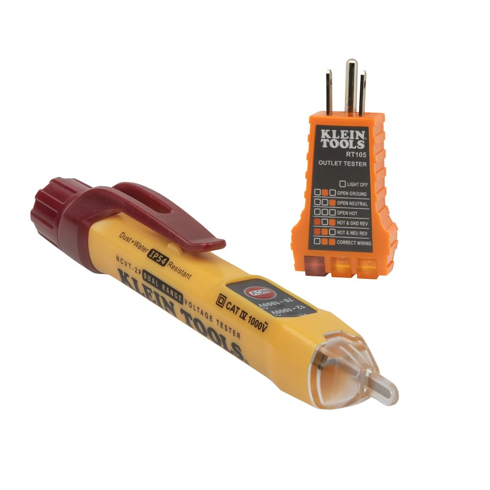 Foto 1 | Probador De Voltaje Klein Tools Ncvt2pkit Sin Contacto Con Toma De Corriente - Venta Internacional.