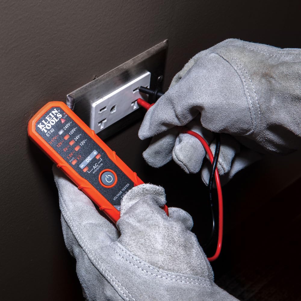 Foto 5 pulgar | Medidor De Tensión Klein Tools Et40 Digital Ac/dc 12-240 V - Venta Internacional.