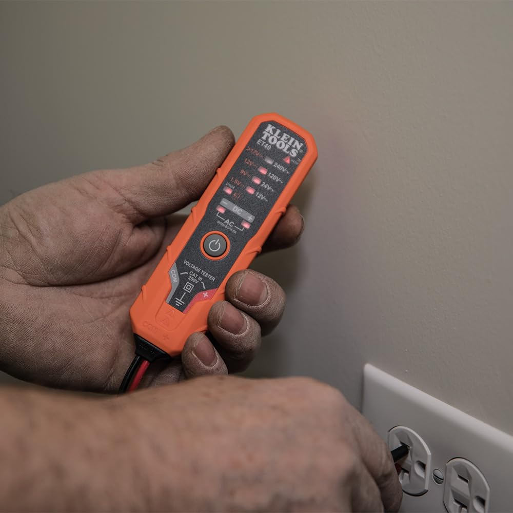 Foto 5 | Medidor De Tensión Klein Tools Et40 Digital Ac/dc 12-240 V - Venta Internacional.