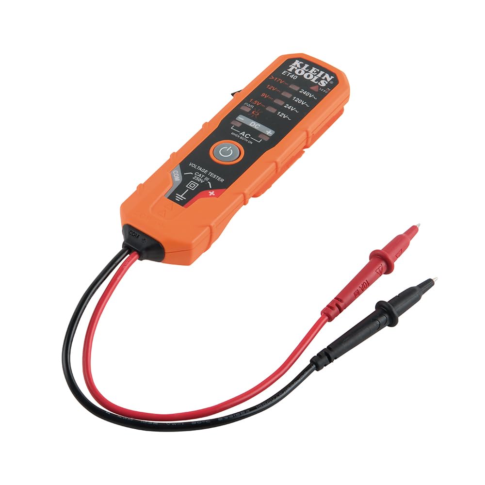 Foto 7 pulgar | Medidor De Tensión Klein Tools Et40 Digital Ac/dc 12-240 V - Venta Internacional.