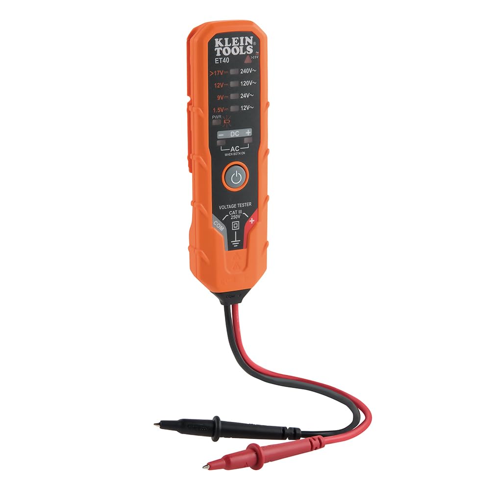 Foto 8 pulgar | Medidor De Tensión Klein Tools Et40 Digital Ac/dc 12-240 V - Venta Internacional.