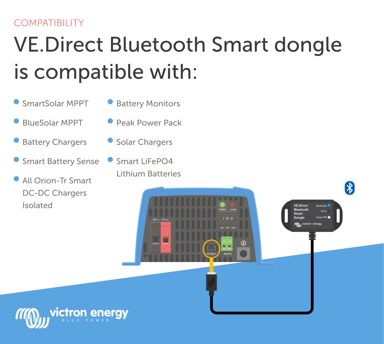 Foto 5 pulgar | Monitorización Bluetooth Smart Dongle Victron Energy Ve.direct - Venta Internacional.