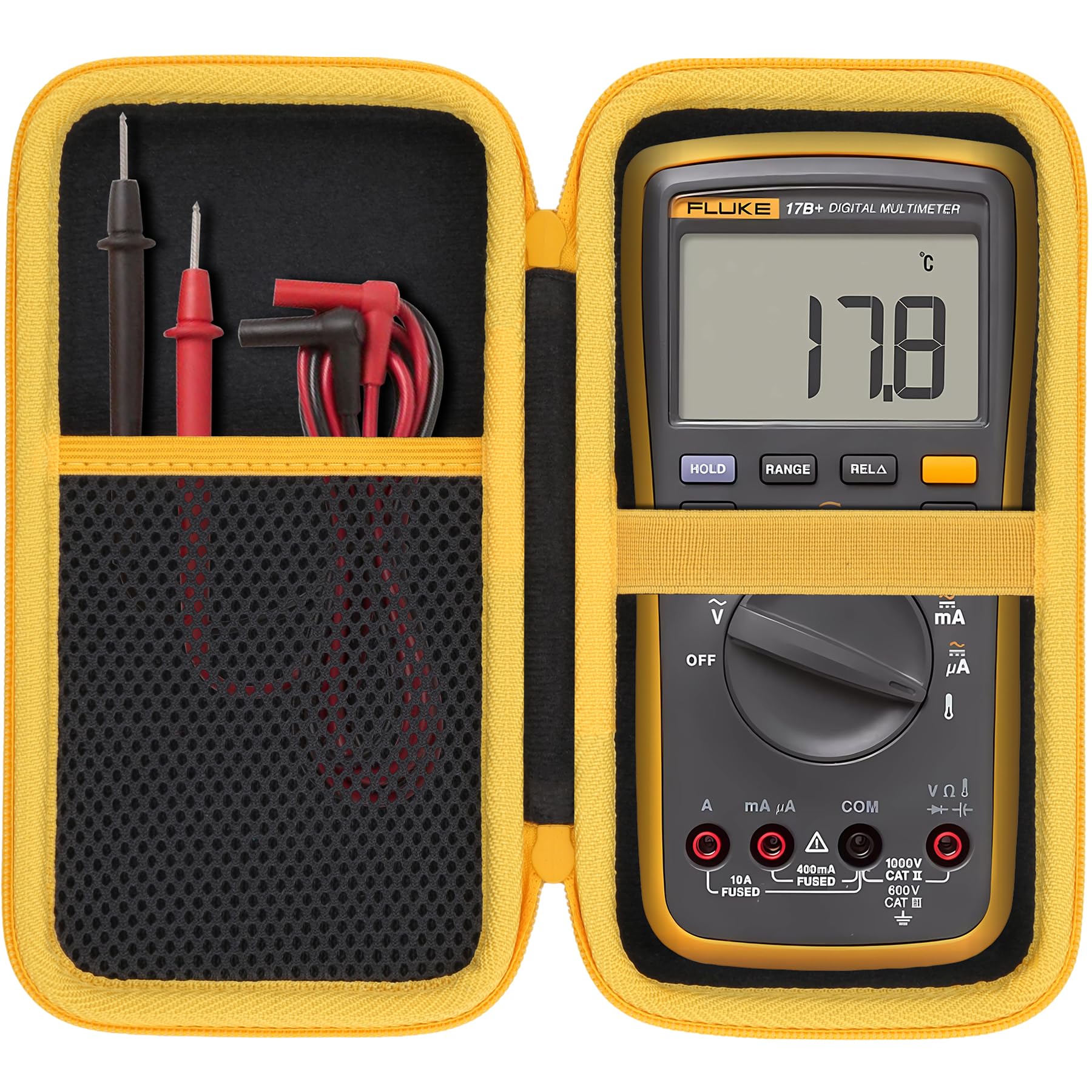 Foto 2 pulgar | Funda Rígida Para Multímetro Digital Fluke 15b+/17b+ Aenllosi - Venta Internacional.