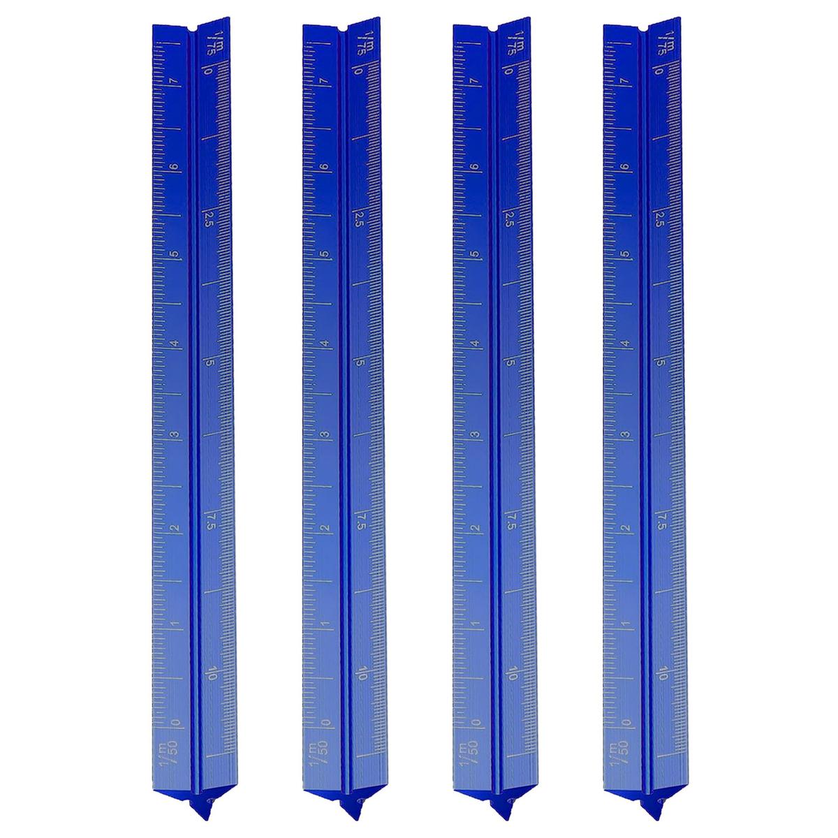 Medidor de Aluminio Portátil VentDepot Mxise-004 4 Piezas Azul