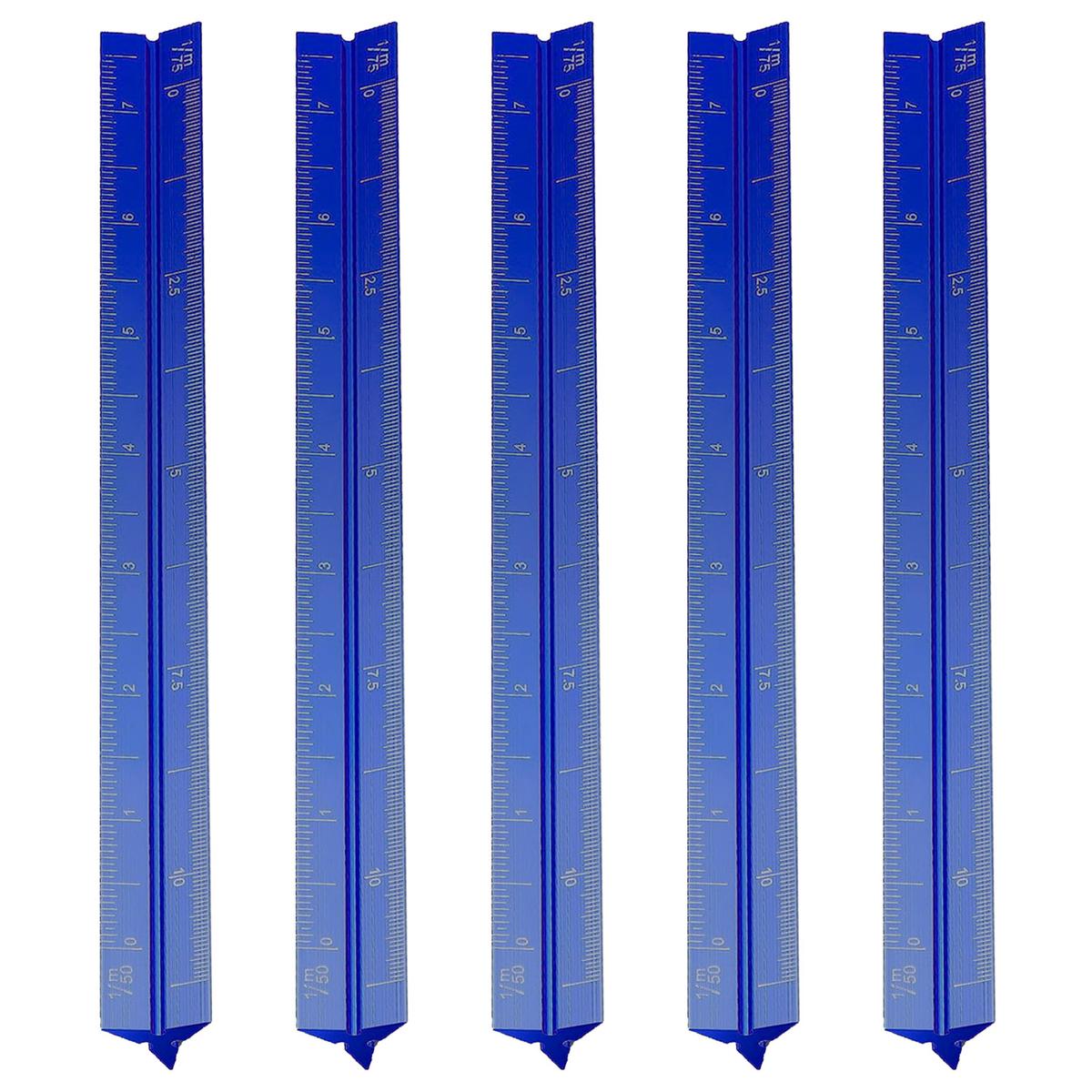 Herramienta de Medición de Aluminio VentDepot Mxise-005 5 Piezas Azul