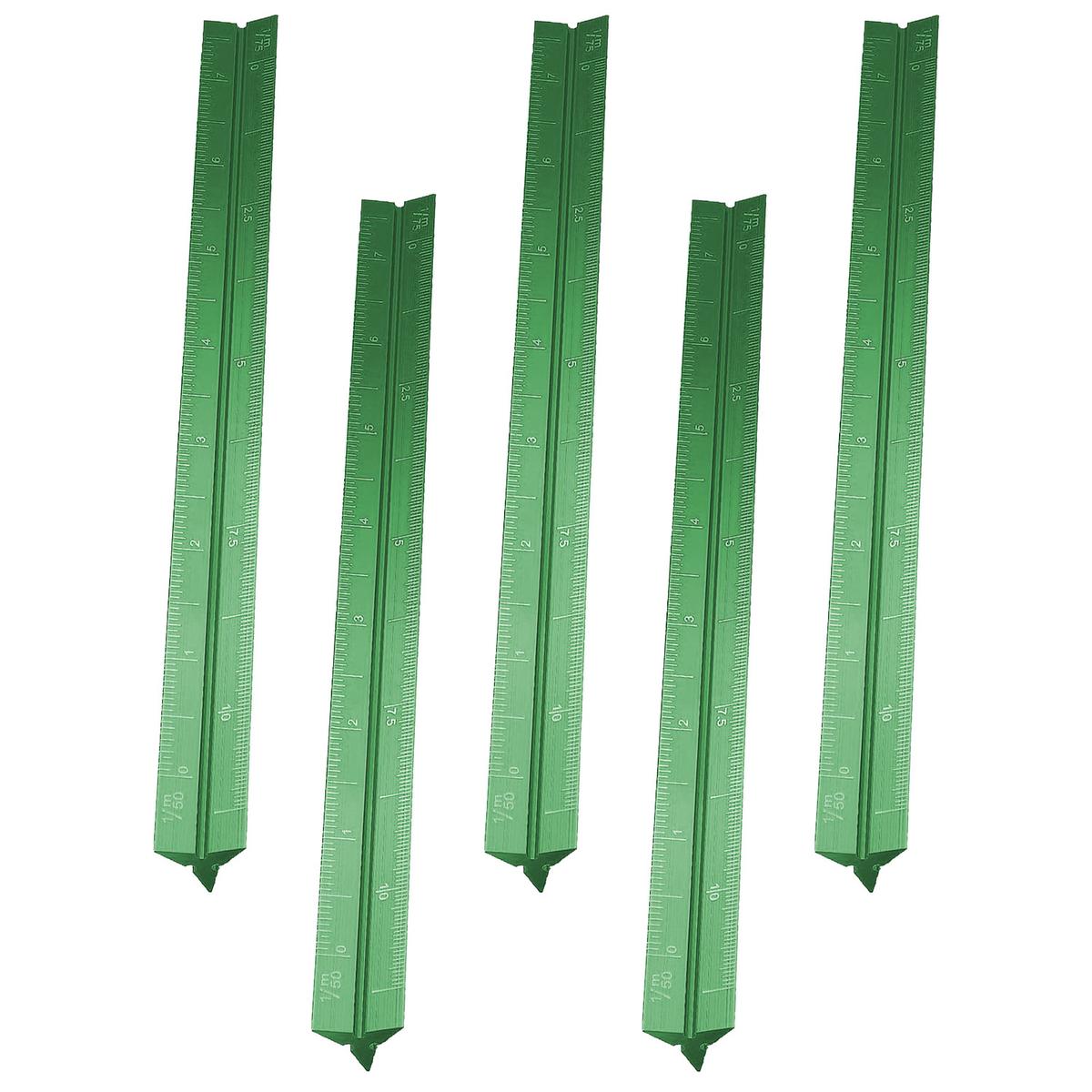 Escalímetro de Aluminio Resistente Ventdepot Mxisn-005 5 Piezas Verde