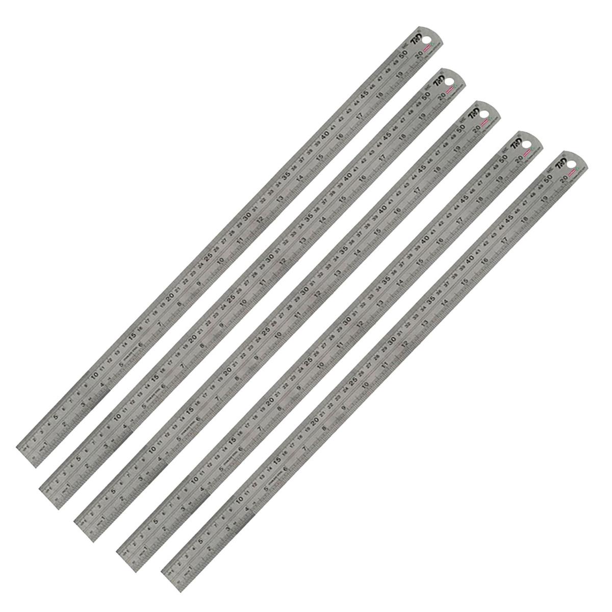 Reglas Métricas Ventdepot Mxulo-005 5  Piezas color Gris