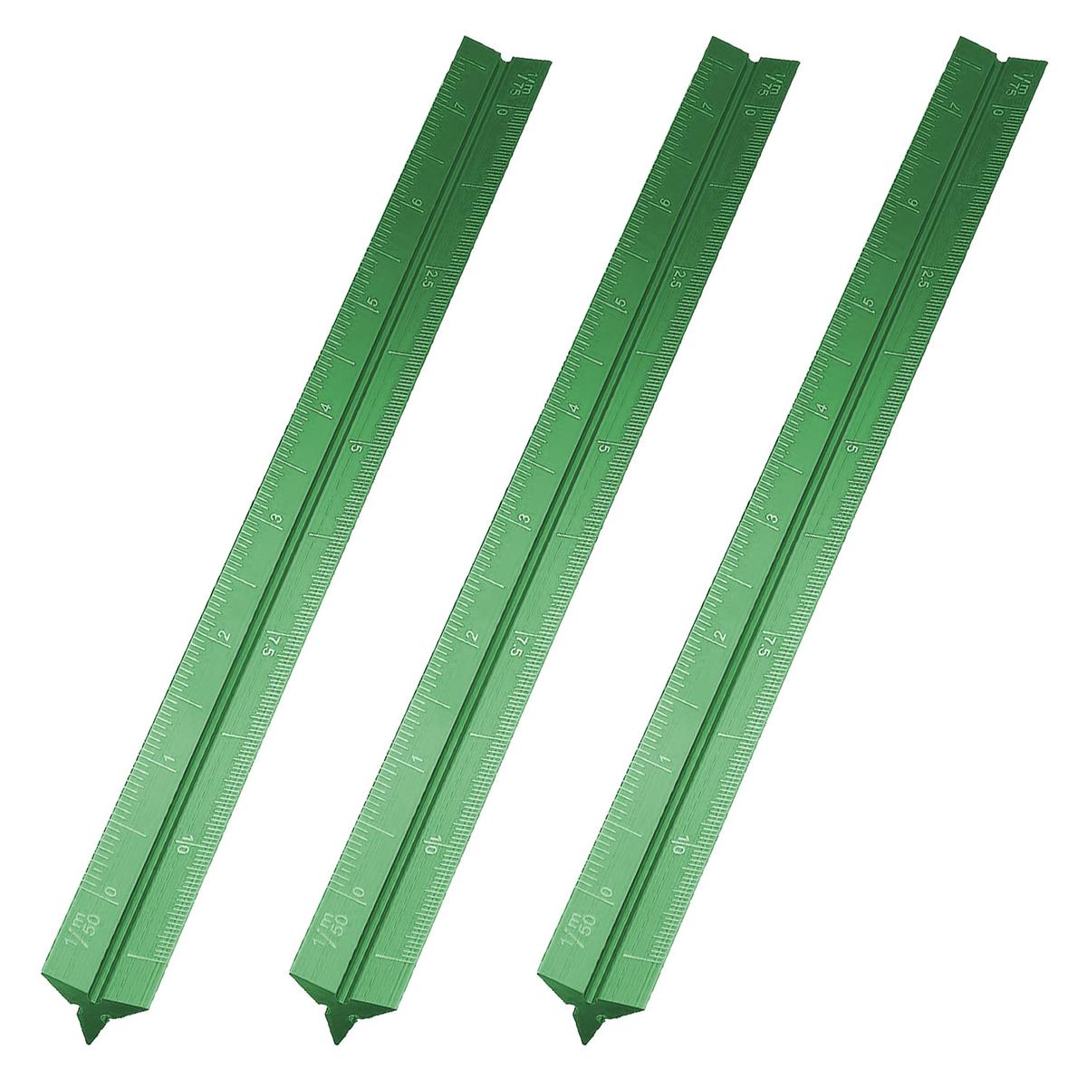 Escalímetro de Aluminio  Ventdepot Mxisn-003 3 Piezas Verde