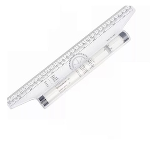 Foto 1 | Multi Regla Rodante 30cm De Dibujo Profesional Eo Safe Imports Esi-11034 Transparente