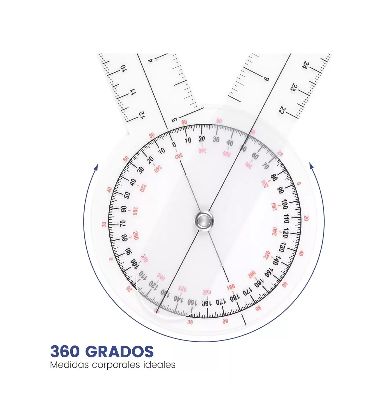 Foto 5 pulgar | Kit Goniómetros De Fisioterapia Herramientas Médicas 7 Pzs