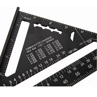 Foto 3 | Escuadra Rapida Universal Aluminio Para Carpintero Eo Safe Imports Esi-7734-1 Negro