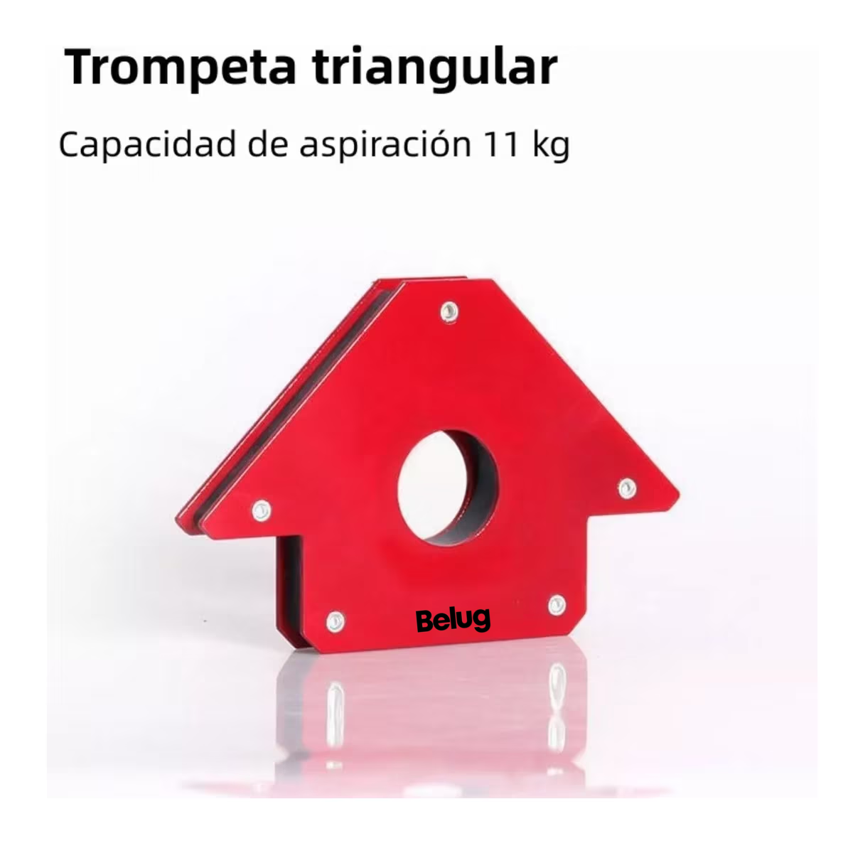 Foto 5 pulgar | Kit De 6 Escuadra Magnética Para Soldar, Belug Rojo