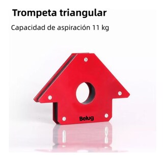 Foto 4 | Kit De 6 Escuadra Magnética Para Soldar, Belug Rojo