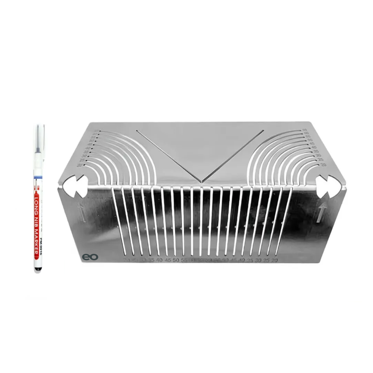 Herramienta de Marcado Doble Ajustable Arco Propósito 65mm Eo Safe Imports Esi-18727 Plata
