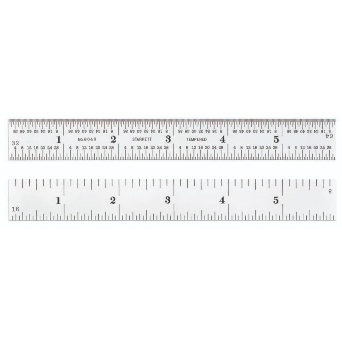Foto 2 pulgar | Steel Rule Starrett C604r-6 De 15 Cm Con Acabado Cromado Satinado - Venta Internacional.
