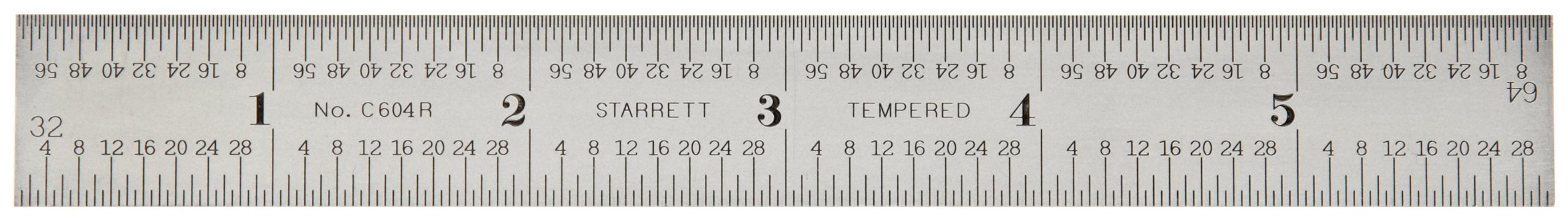 Foto 5 pulgar | Steel Rule Starrett C604r-6 De 15 Cm Con Acabado Cromado Satinado - Venta Internacional.