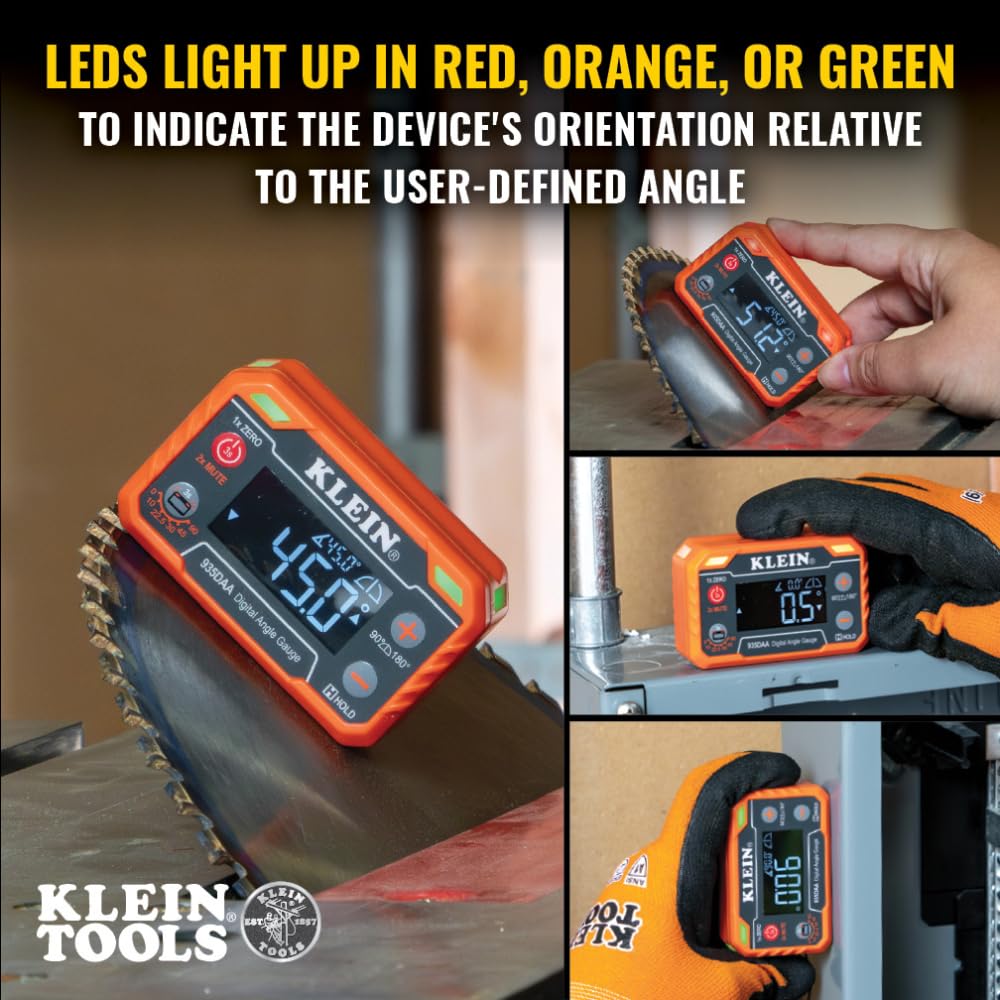 Foto 3 | Medidor Electrónico Digital De Nivel Y Ángulo Klein Tools 935daa - Venta Internacional.