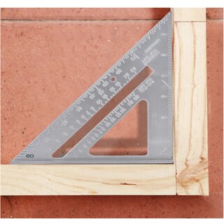Foto 3 | Regla De Ángulo Recto De Aleación De Aluminio 2pcs Eo Safe Imports Esi-19411 Plata