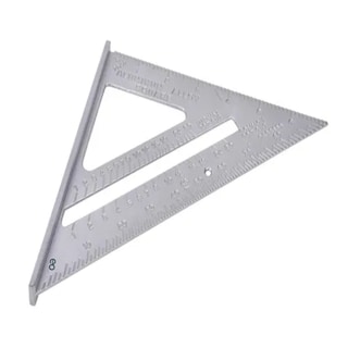 Foto 4 | Regla De Ángulo Recto De Aleación De Aluminio 2pcs Eo Safe Imports Esi-19411 Plata