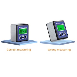 Foto 4 | Transportador Angle Finder Neoteck Digital Lcd A Prueba De Agua Azul - Venta Internacional.