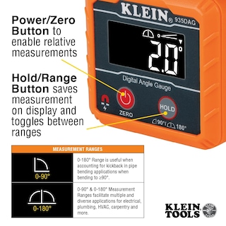 Foto 3 | Medidor Electrónico Digital De Nivel Y Ángulo Klein Tools 935dag - Venta Internacional.