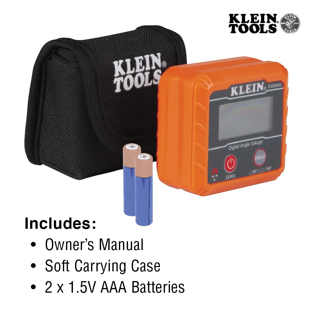 Foto 5 pulgar | Medidor Electrónico Digital De Nivel Y Ángulo Klein Tools 935dag - Venta Internacional.