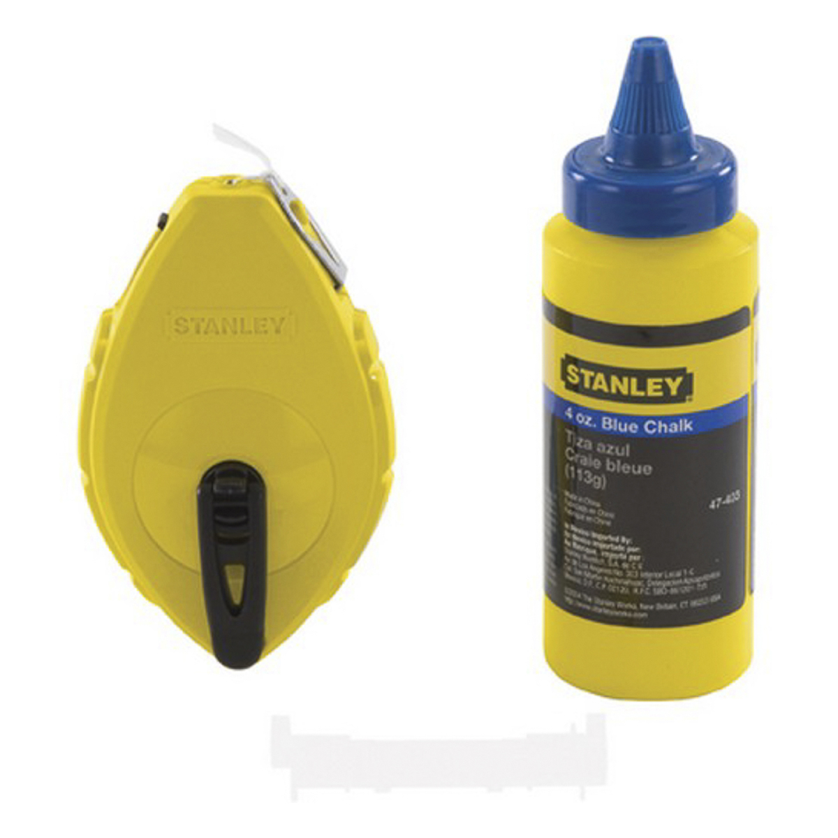 Tiralíneas de Plástico Stanley 30 Ft Tiza 4oz color Azul