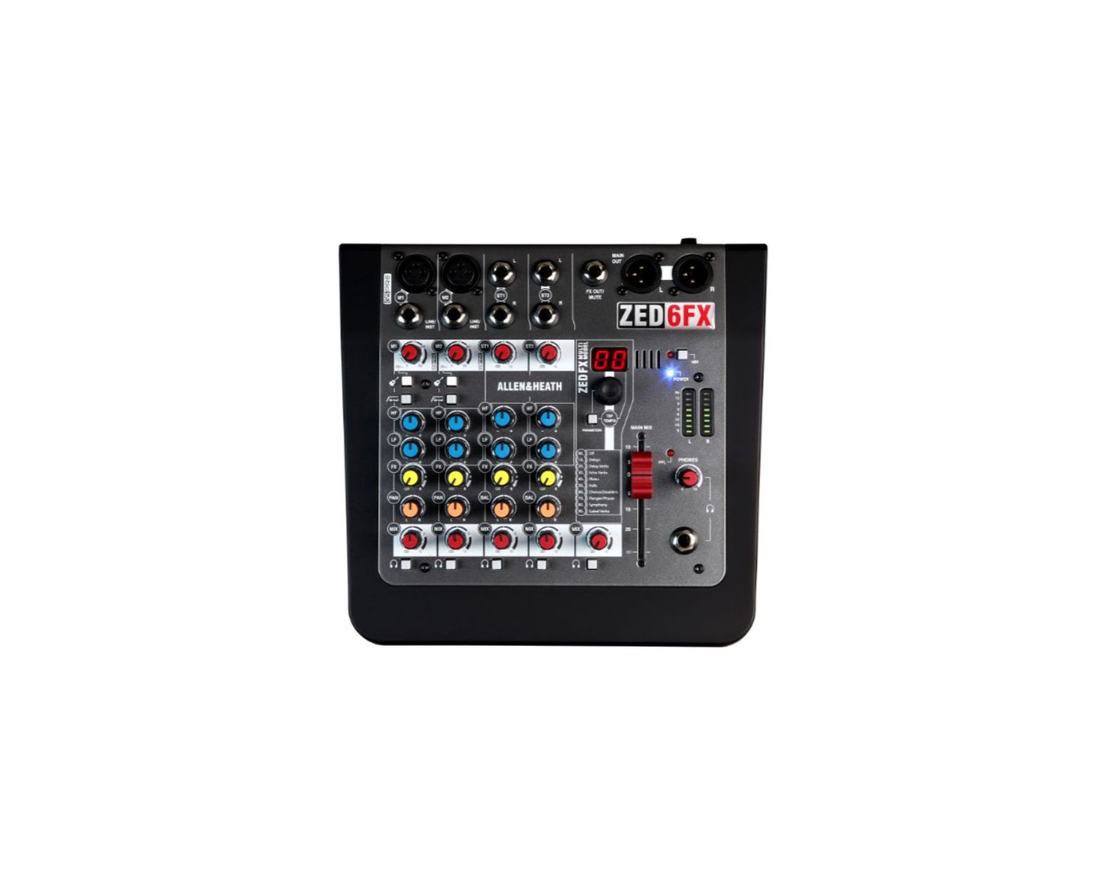 Foto 1 | Mezcladora Analógica Allen&heath Zed-6fx color Negro/Compacto/6 Entradas con FX