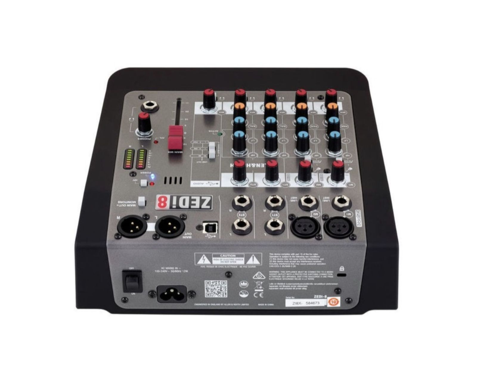 Foto 2 | Mezcladora Allen&heath Zedi-8  color Negro 8 Canales USB
