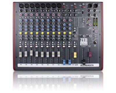 Foto 3 | Mezcladora Allen and Heath Zed6014fx color Negro de 8 Canales Mono y 16 Efectos Internos