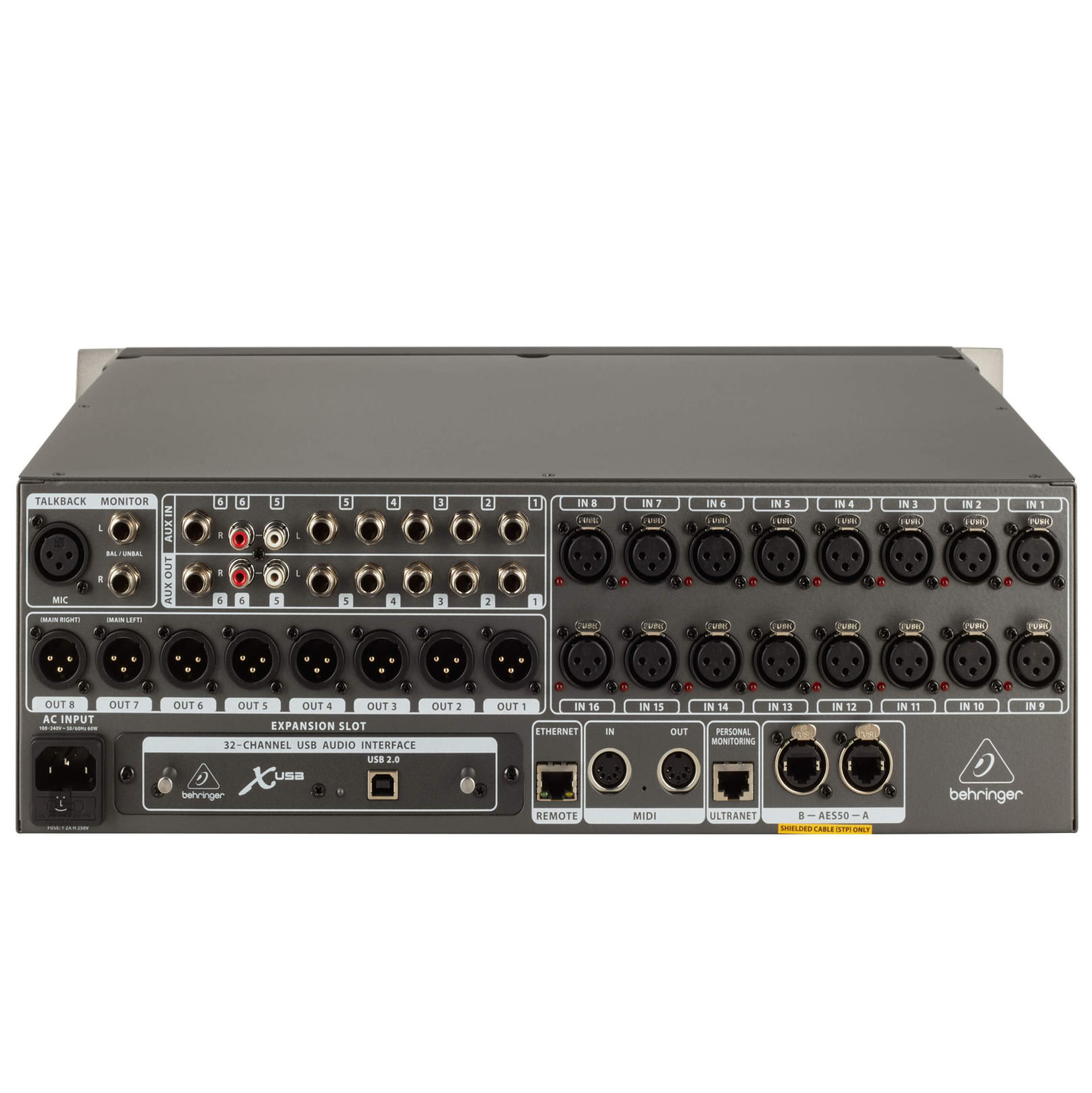 Foto 2 | Mezclador Digital Behringer X32 Rack de 40 Entradas y 25 Buses