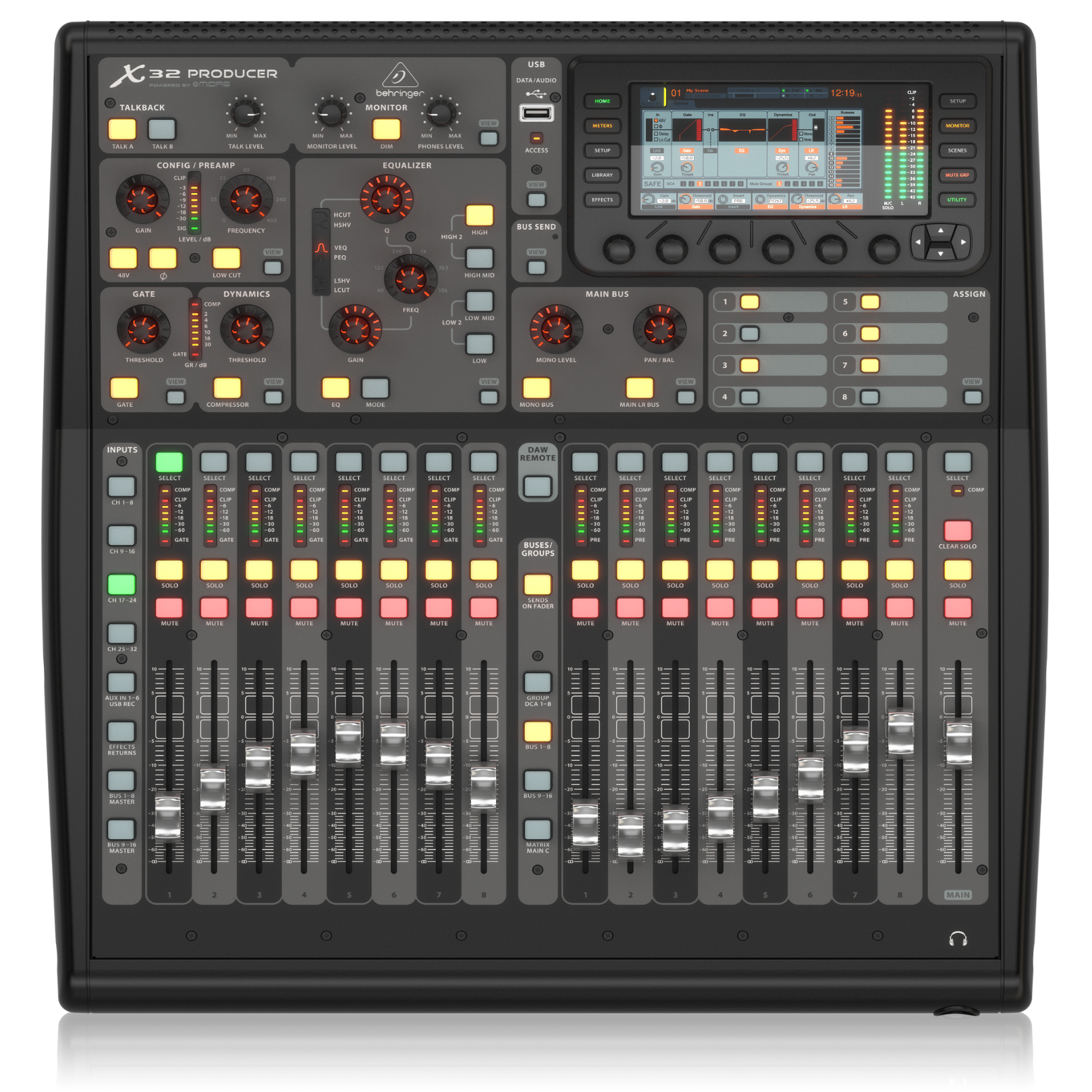 Mezcladora Digital Behringer X32 Producer Interface Audio