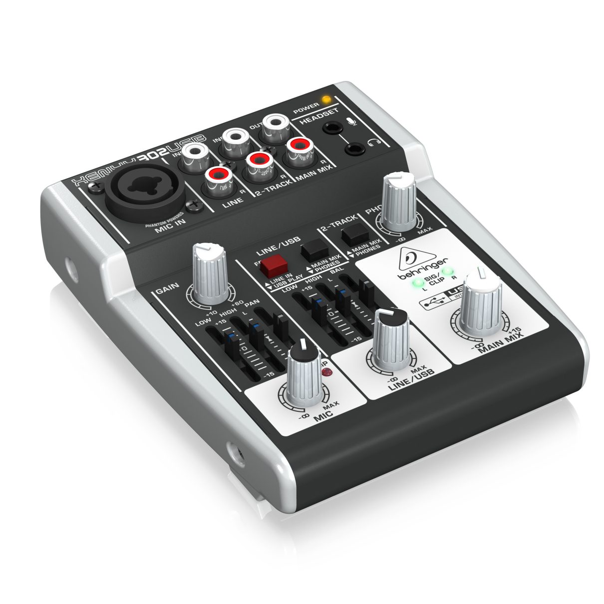 Foto 2 | Mezcladora de Audio Behringer 302usb color Negro Interface Auto