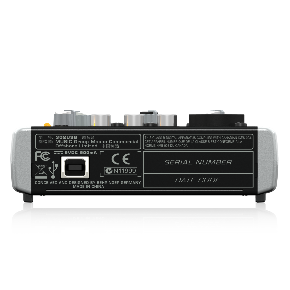 Foto 3 | Mezcladora de Audio Behringer 302usb color Negro Interface Auto