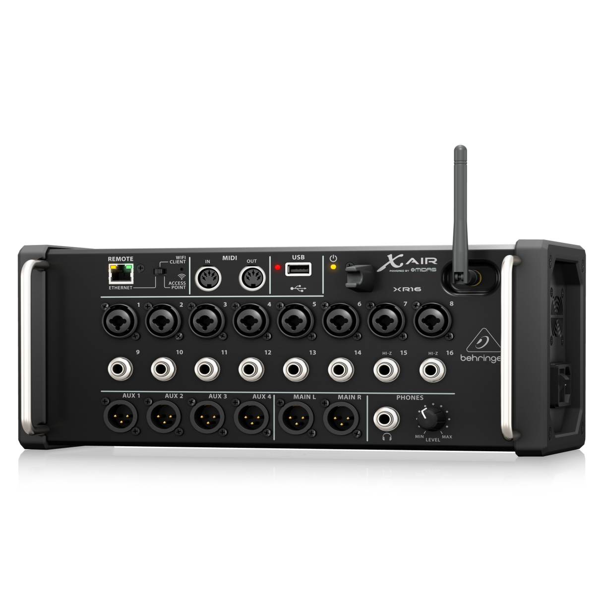 Foto 3 pulgar | Mezcladora de Audio Behringer Xr16 color Negro 16 Canales Wifi Usb Multitrack