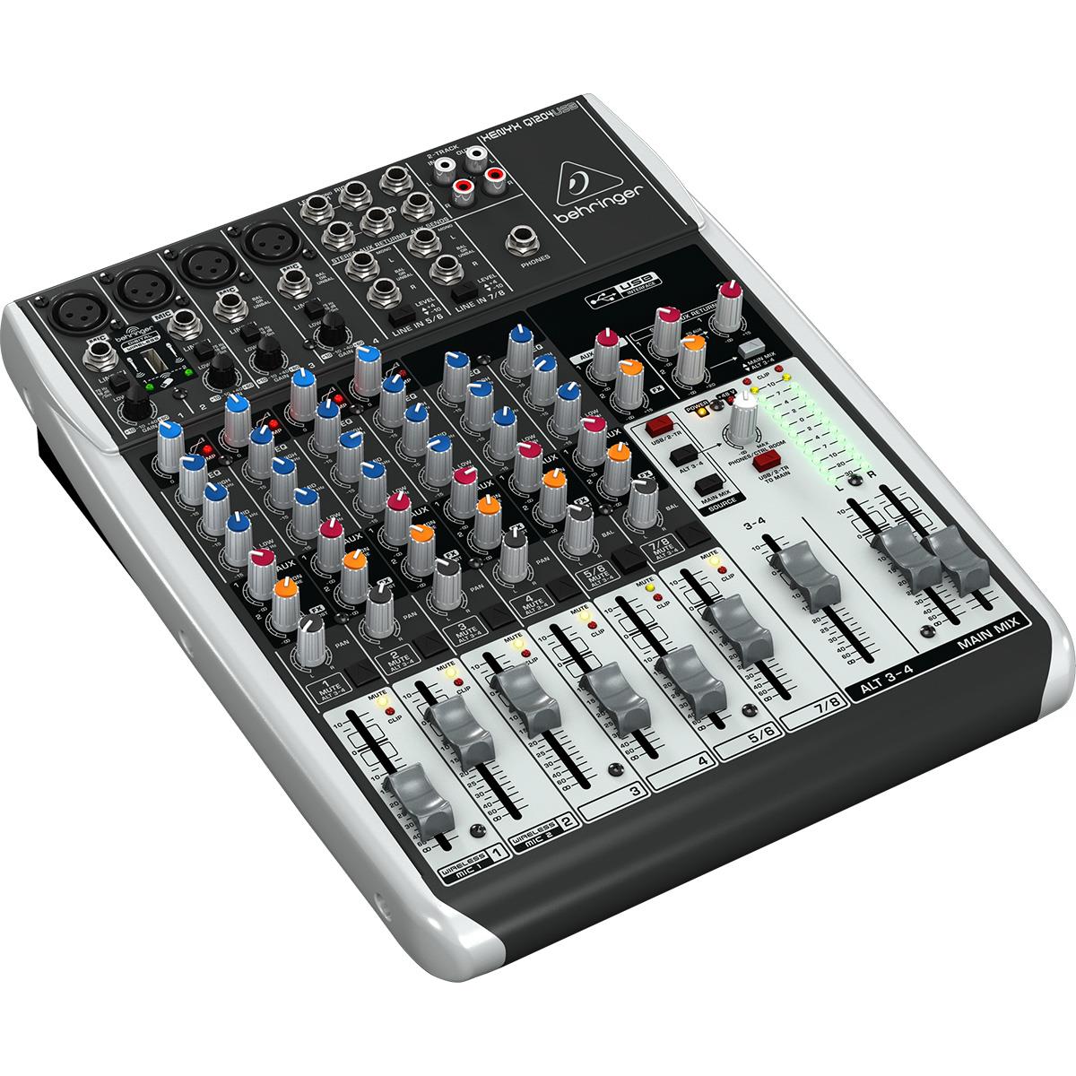 Foto 1 | Mezcladora Behringer Q1204usb color Plateado