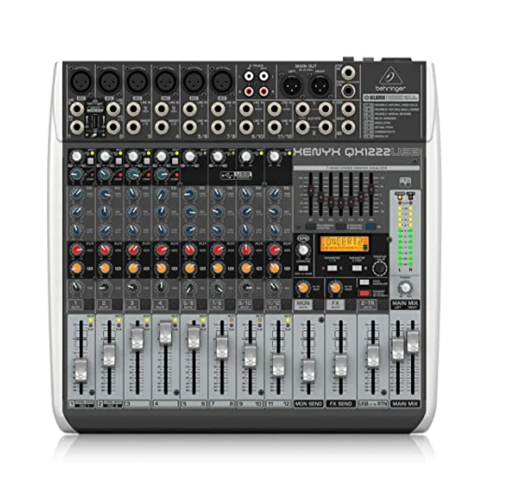 Foto 4 pulgar | Mezcladora Behringer Q1222usb color Plateado