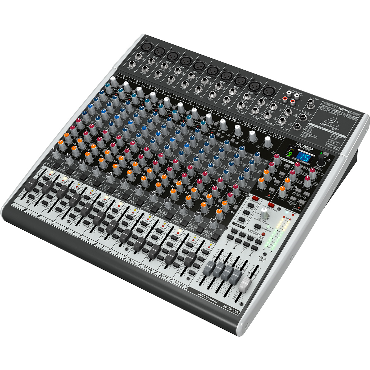 Foto 5 pulgar | Mezcladora Análoga de 24 Canales Profesional Behringer X2442usb color Negro